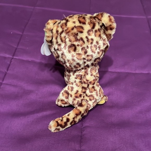 TY Beanie Boos - SPECKLES the Leopard (Glitter Eyes) (Regular Size - 6 inch) - Picture 3 of 11